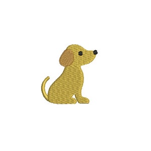 Mini Lab Puppy Dog--9 Sizes--Machine Embroidery Design--Instant download