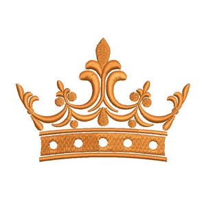 9 Sizes--Royal Crown--Machine Embroidery Design