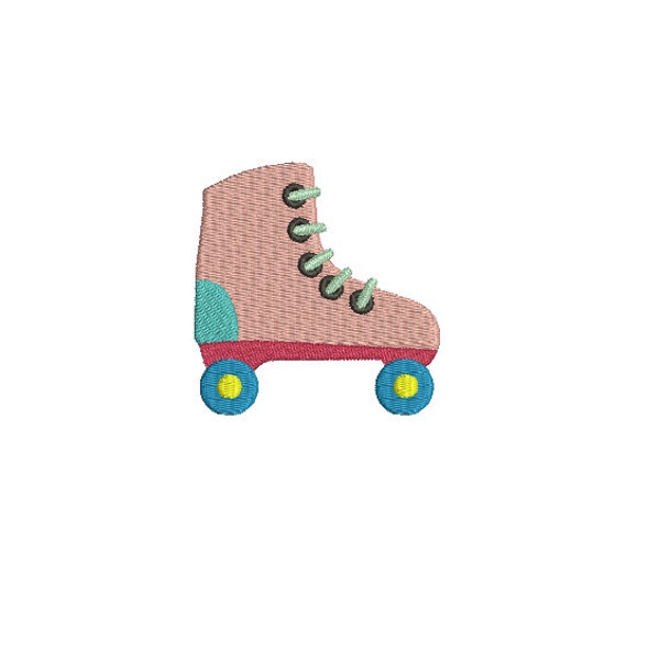 8 Sizes--Mini Roller Skate--Machine Embroidery Design--Instant download