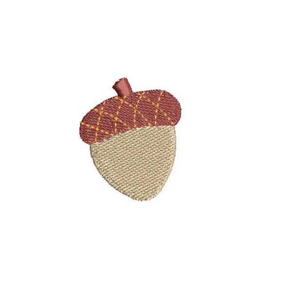 Mini Acorn- Machine Embroidery Design