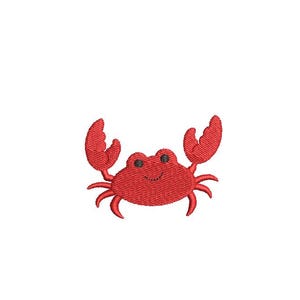 9 Größen--Mini Krabbe--Maschinenstickerei, Maschinenstickerei, Sofort download