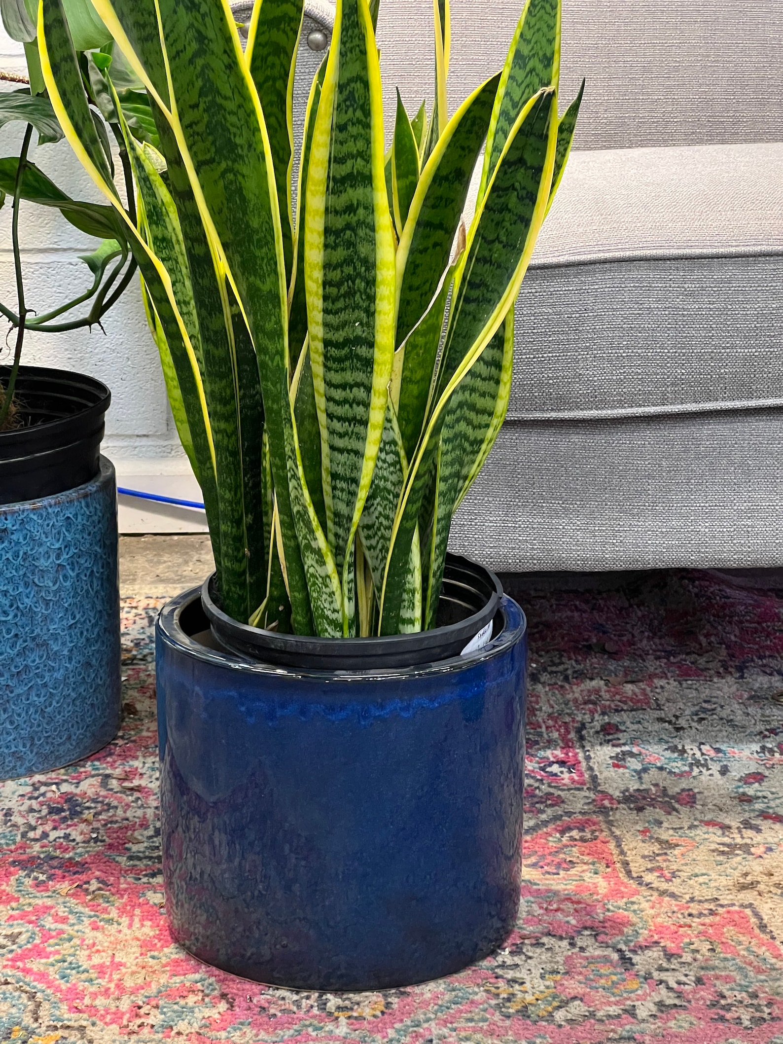 10 Inch Planter -ceramic Planter - Mid Century Modern - 10" Cylinder ...