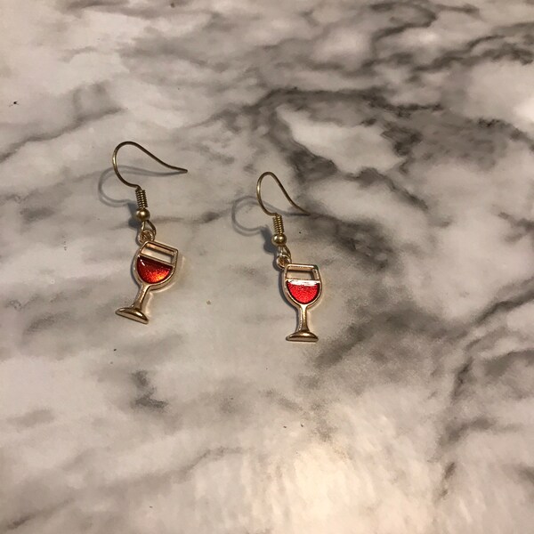 It’s Wine O’Clock Earrings