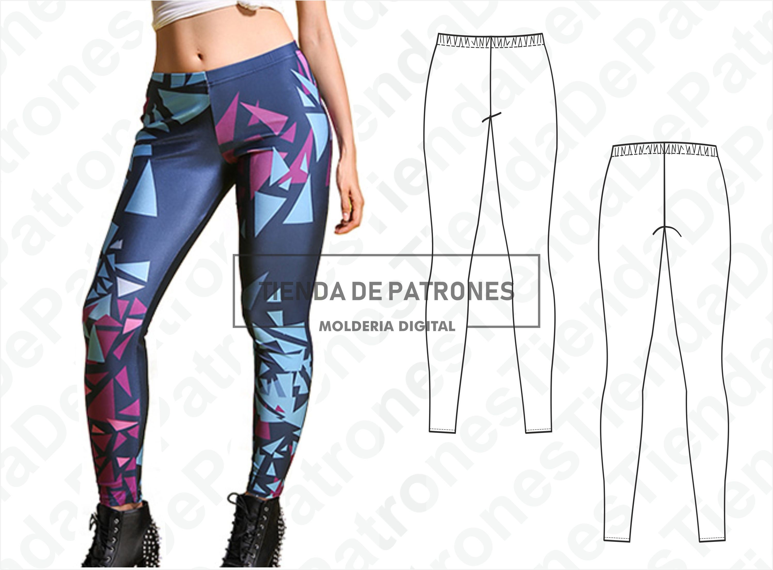 PATRON Calza Legging Mujer Patrón de Costura Digital - Etsy México PATRON Calza Legging Mujer Patrón de Costura Digital - Etsy México