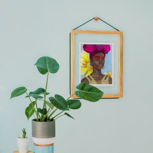 Black Woman Art • Black Art • Home Decor • Art Print • Portrait 6 • Unframed