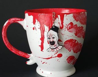 Art the Clown Tea Infuser - Terrifier - Tea Steeper - Horror Tea - Terrifier 2 - Killer Clown - Evil Clown - Slasher Horror - Bloody Clown