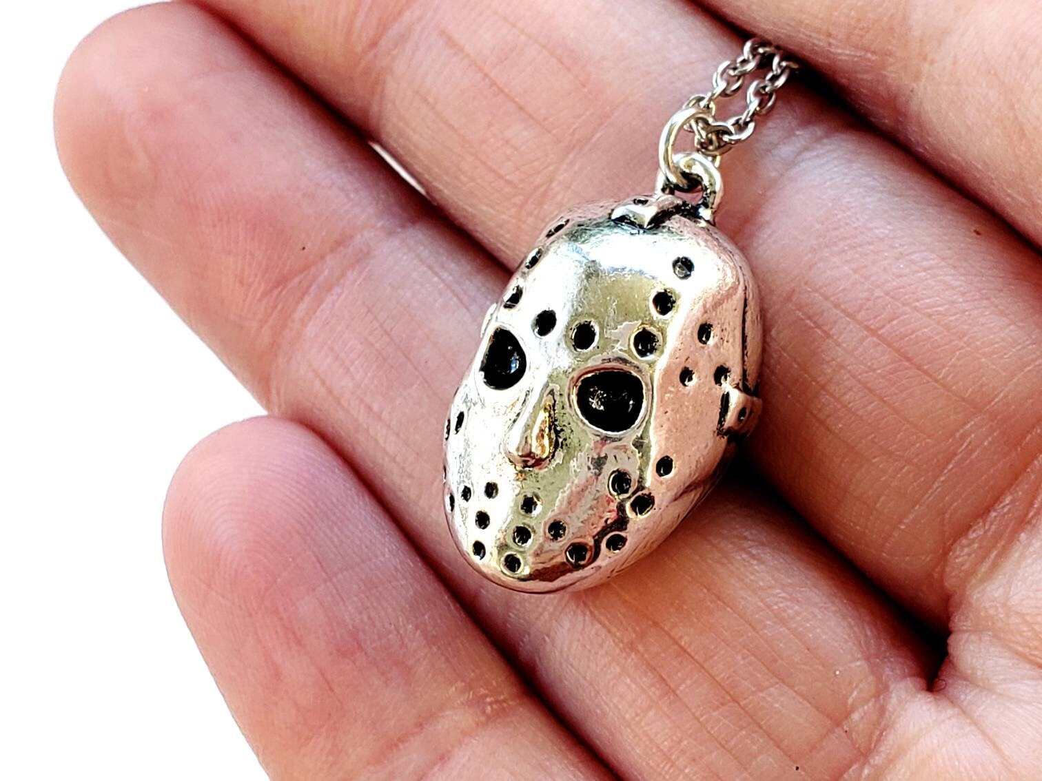 Jason Voorhees Necklace Horror Jewelry Friday the 13th Etsy