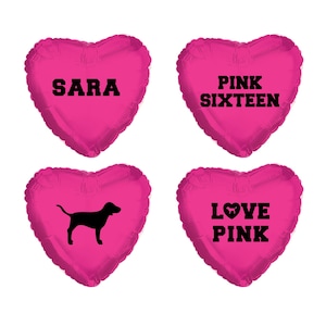 VS Pink Balloon Set - Pink Sixteen balloons