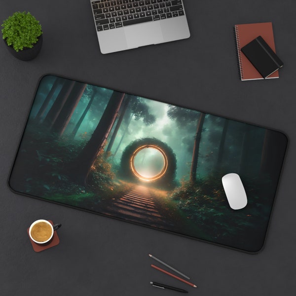 Other World Desk Mat, Fantasy Mouse Pad, Gaming Mousepad XL, Stylish Desk Décor, Gamer Mouse Pad, Gamer Gift