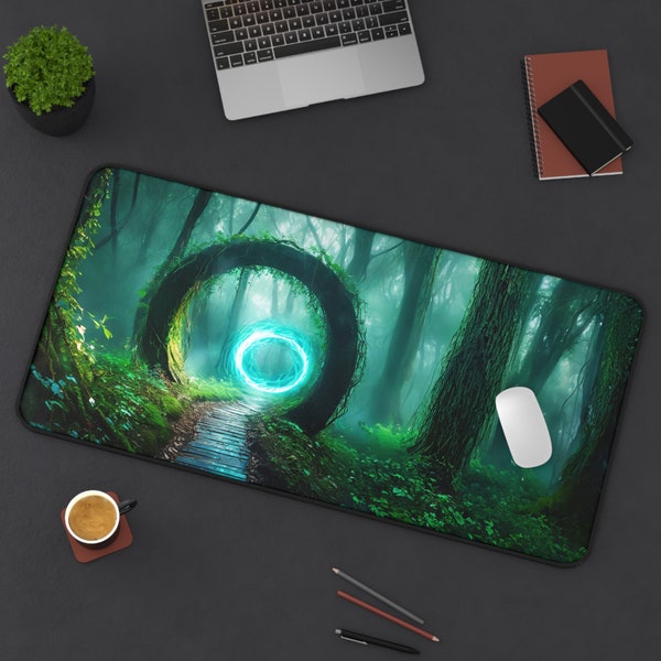 Other World Desk Mat, Fantasy Mouse Pad, Gaming Mousepad XL, Stylish Desk Décor, Gamer Mouse Pad, Gamer Gift