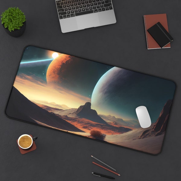 Other World Desk Mat, Fantasy Mouse Pad, Gaming Mousepad XL, Stylish Desk Décor, Gamer Mouse Pad, Gamer Gift