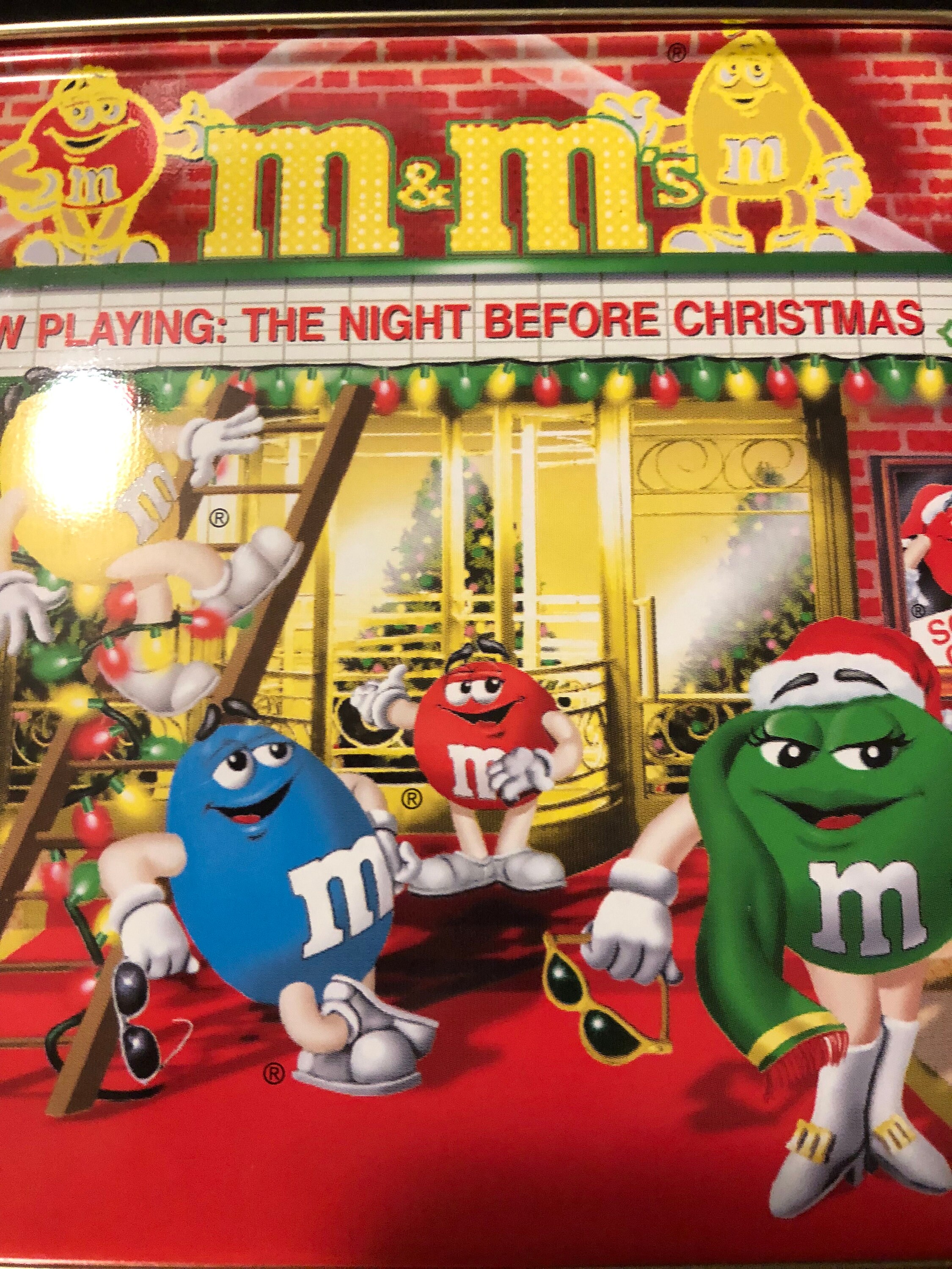 Vintage 1998 M&M Tin Can Canisters Set of 2 Collectible Etsy UK