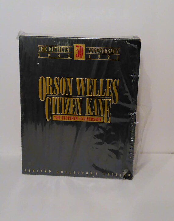 Orson Welles Burger Kane Boxed Set 50 Jahrestag 1941 1991 2 Etsy
