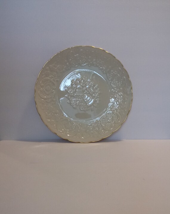 Lenox China Marriage Plate Wedding Plate Lenox Wedding Promise Etsy