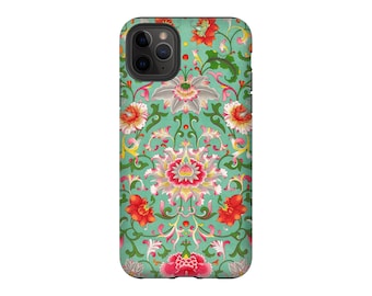 Vintage Floral Phone Case: AMELIA Romantic Flower Case for iPhone, Samsung Galaxy
