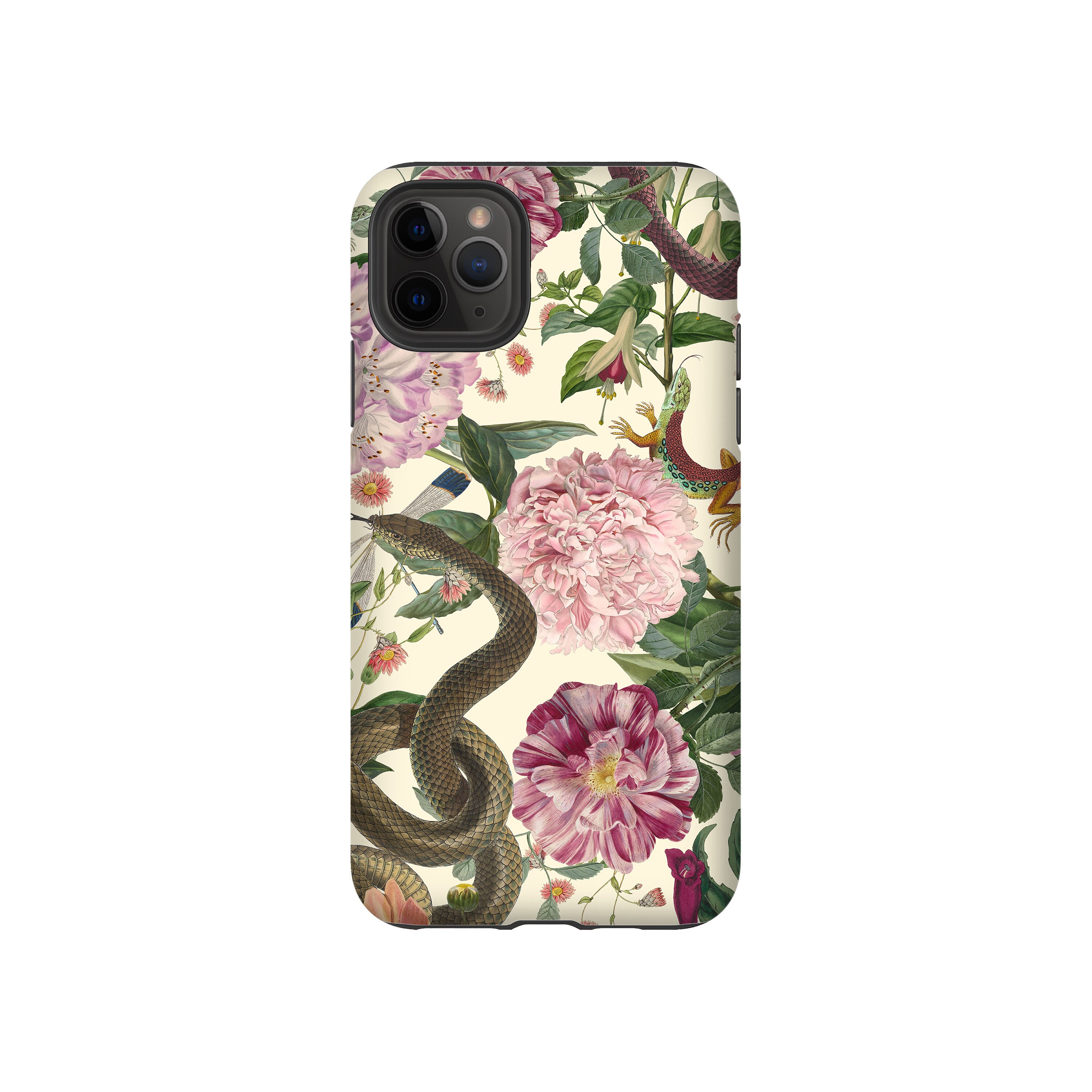 شرق المتوسط Garden of Eden, Snake Phone Case, vintage Floral iPhone, Samsung Galaxy, LG, Google Pixel