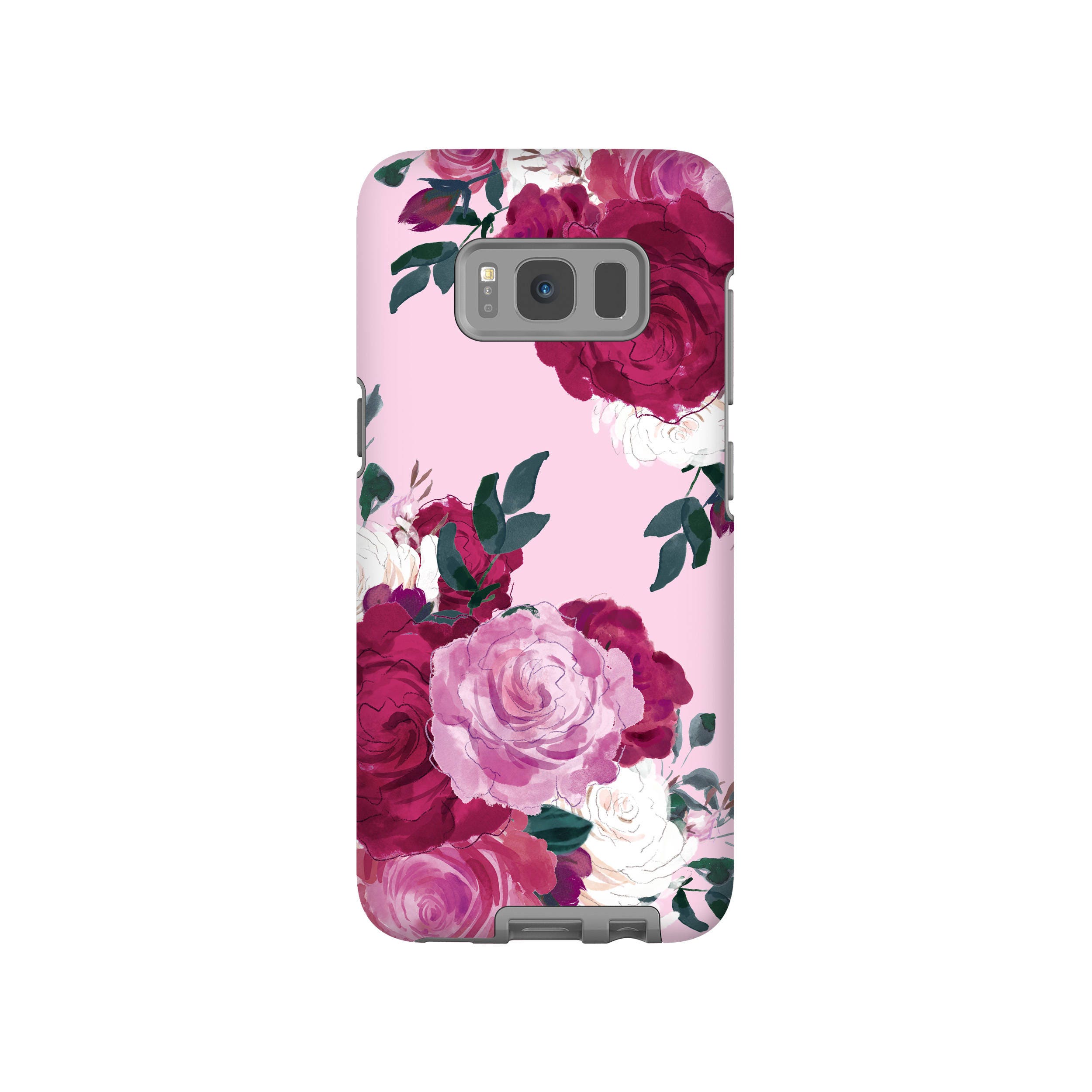 Rose Phone Case Pretty Watercolor Floral Girly Iphone 6 7 8 - Etsy