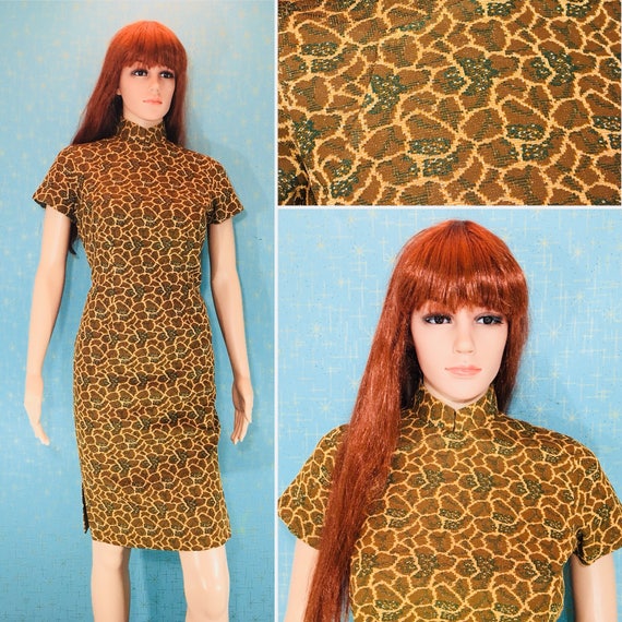 Mandarin Madmen Wiggle Dress