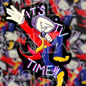 Mr. Ant Tenna Sticker