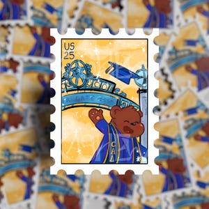 Berkeley Graduation Bear 2025 Stempelaufkleber