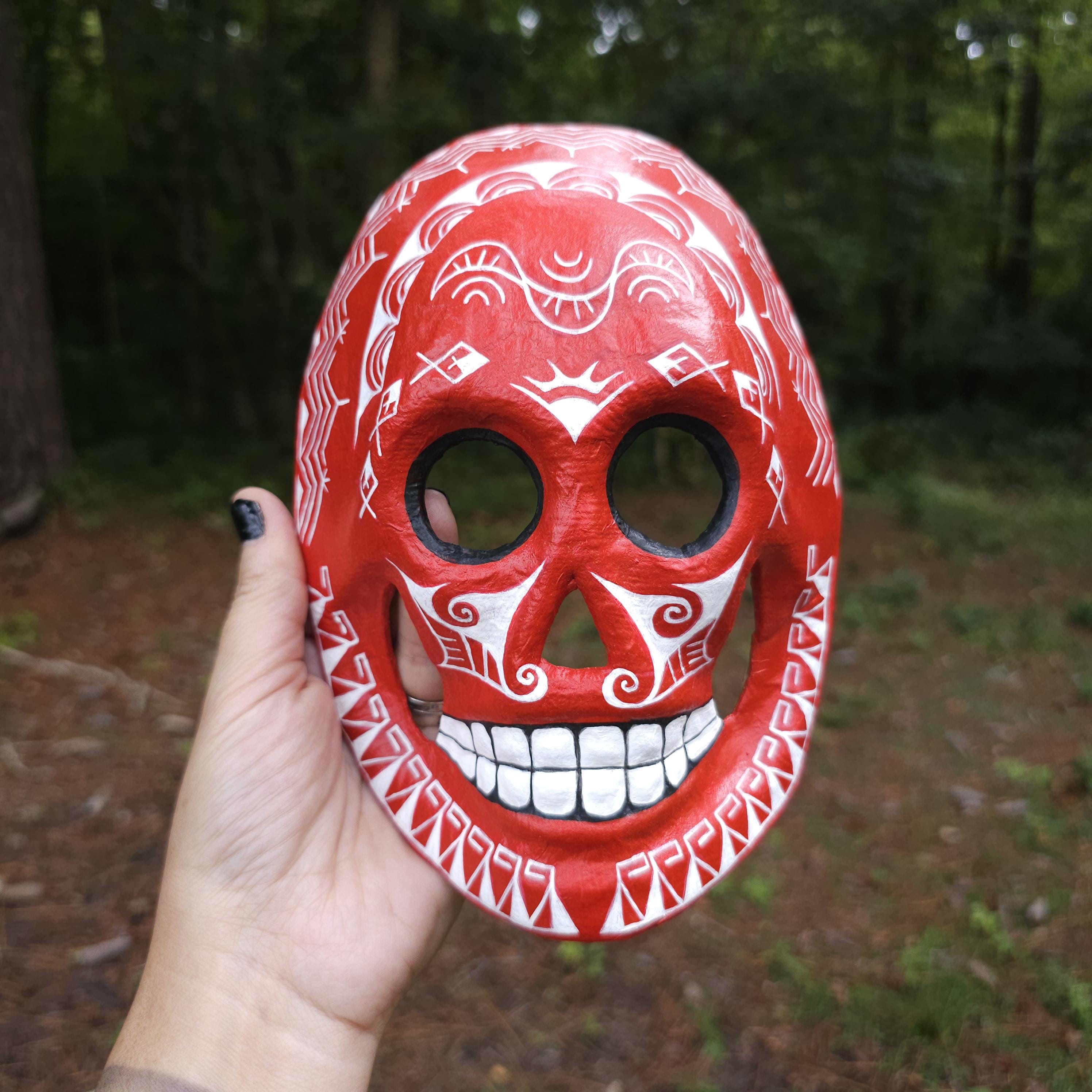 Skull Mask Halloween Dia De Los Muertos Day of the Dead Sugar Skull ...