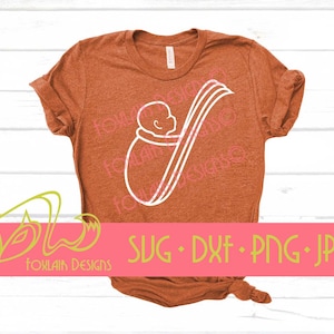 Babytragedatei SVG DXF Digital Cut Datei Wickelringe