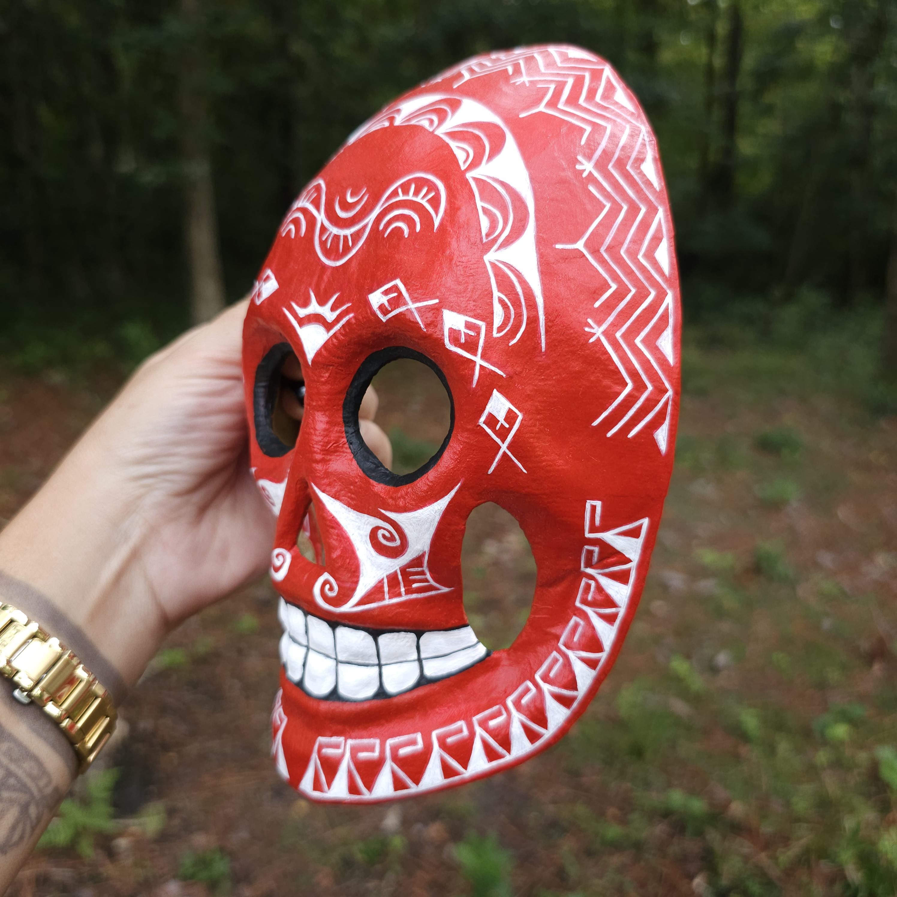 Skull Mask Halloween Dia De Los Muertos Day of the Dead Sugar Skull ...