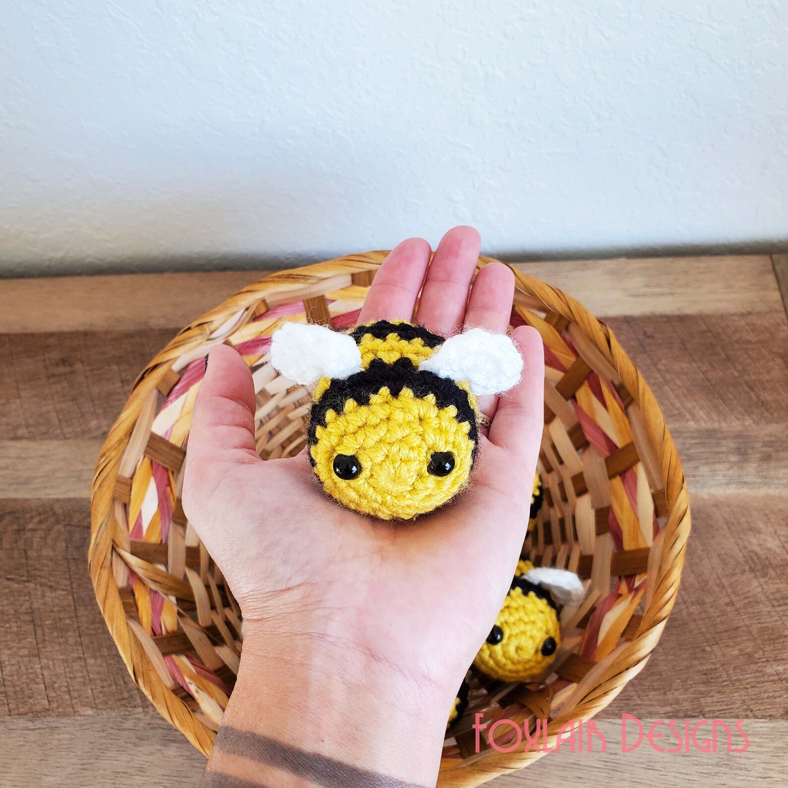 Amigurumi Bee Bumblebee Crochet Keyring Keychain Cute Kawaii Etsy