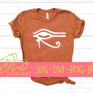 Eye of Horus SVG DXF Cut File Download Wedjat Wadjet Ancient Egypt Egyptian Metaphysical Spiritual Pagan Good Luck Egyptology Magic Ankh