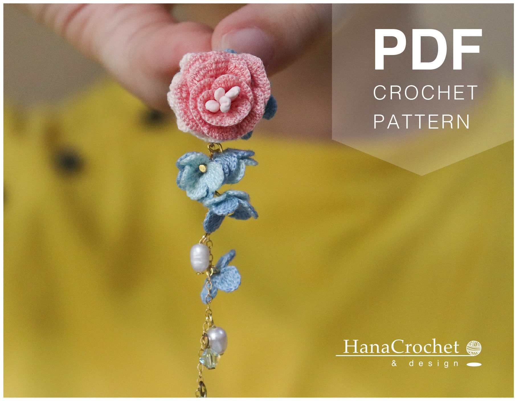 Rose Embroidery Earrings Tutorial PDF Crochet Pattern Etsy Singapore