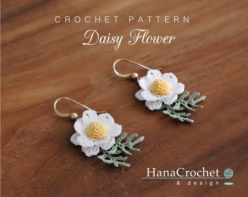 Crochet daisy flower pattern crochet tutorial how to make image 0