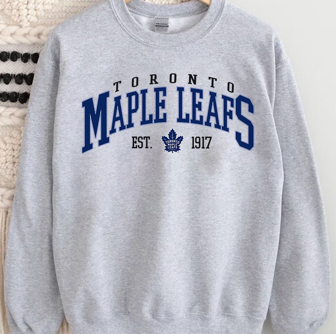 Antigua Toronto Maple Leafs Navy Blue Steamer Long Sleeve 1/4 Zip Pullover, Navy Blue, 95% Polyester / 5% SPANDEX, Size S, Rally House