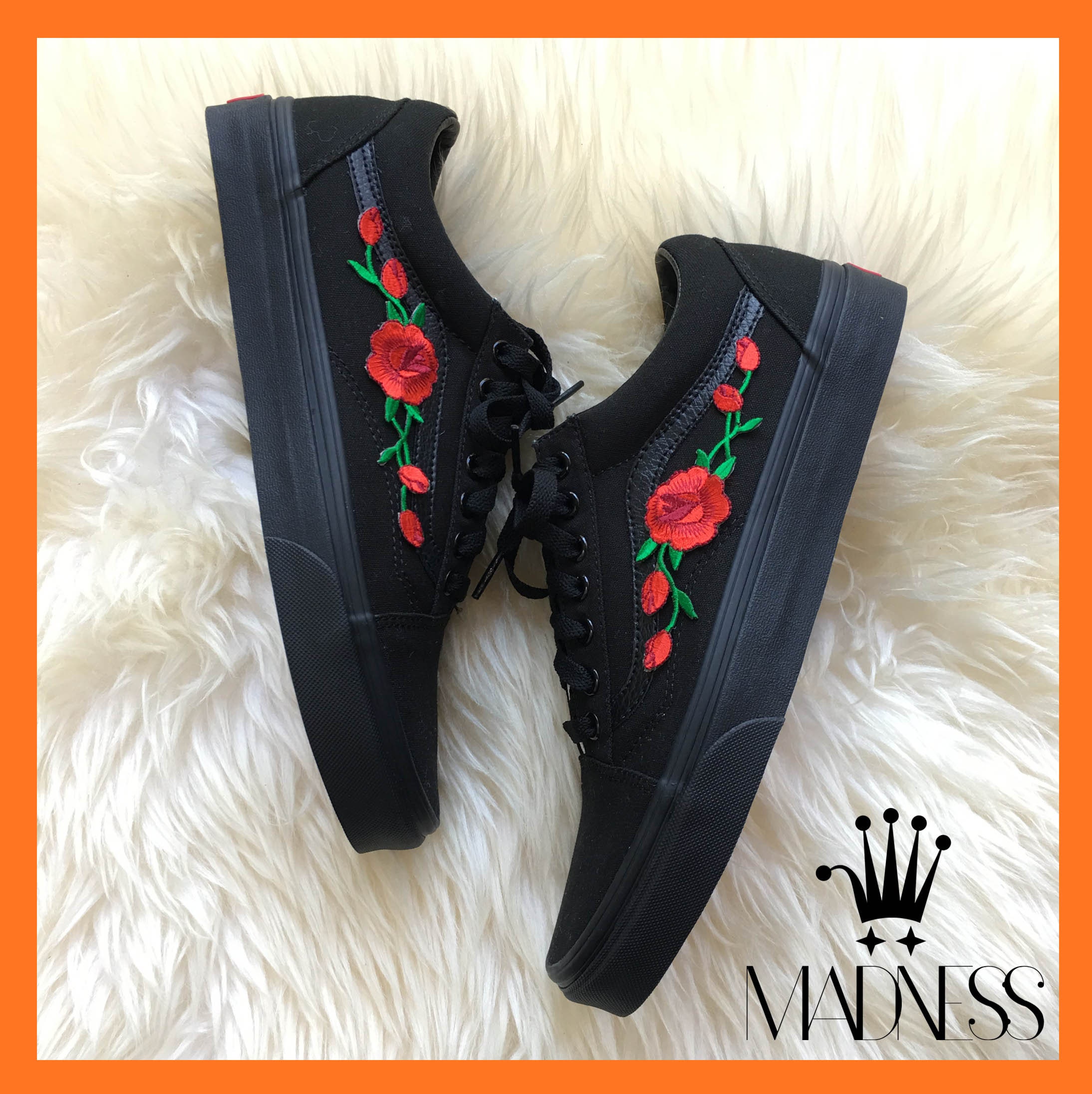 vans old skool embroidered