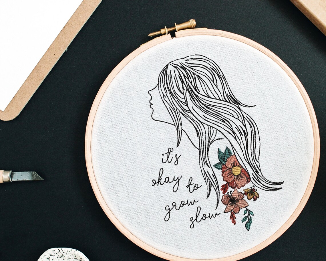 Tattoo girl jessecmault design for machine jessecmault  etsy