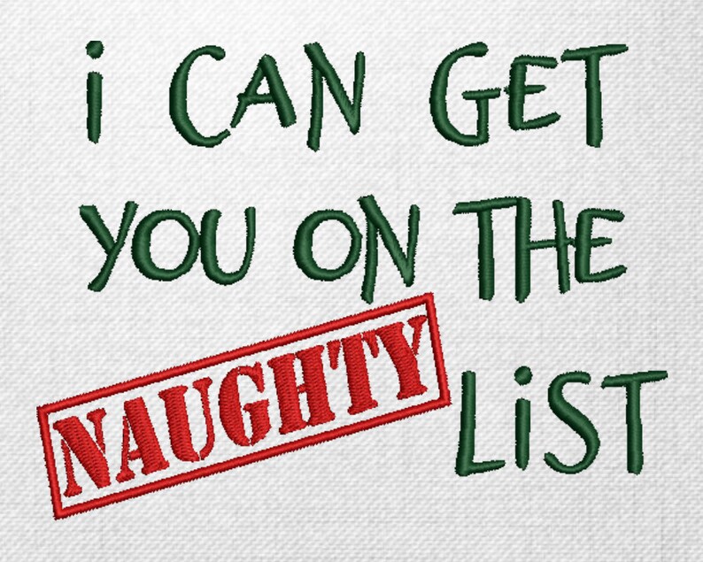 Funny Christmas Embroidery Design for Machine Embroidery Etsy