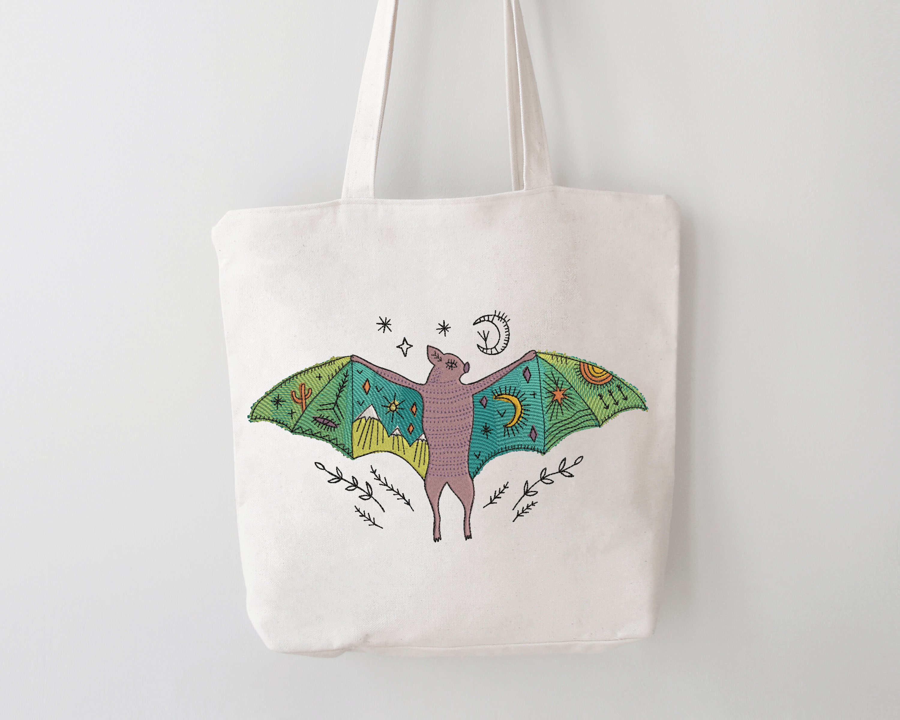 Bat Embroidery Design for Machine Embroidery. 3 Sizes 10 Etsy Israel