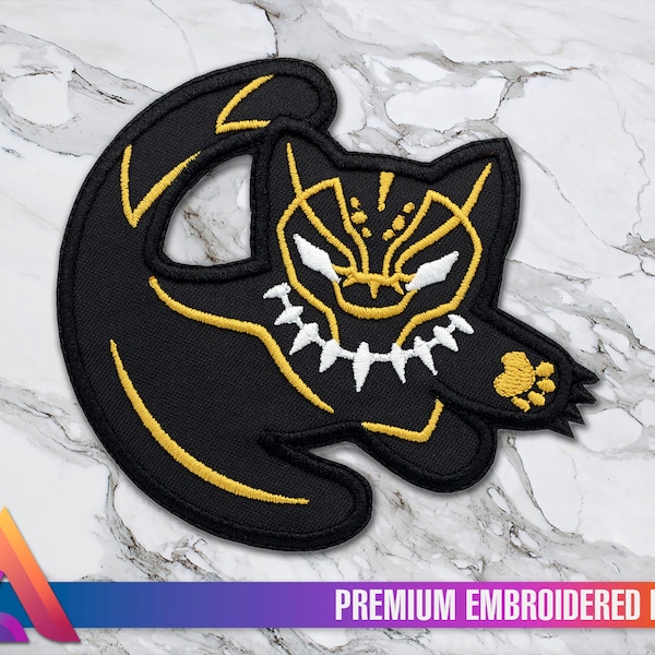 Erik Killmonger Simba Symbol The Lion King Iron-On Embroidered BIG Patch, Custom Patch, Limited, Patch, Patches, Pins, Black Panther Cosplay