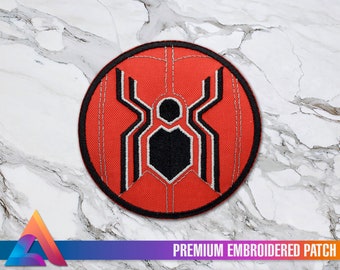 Miles Morales Face Logo Spider-man Embroidered Patch (iron-on or