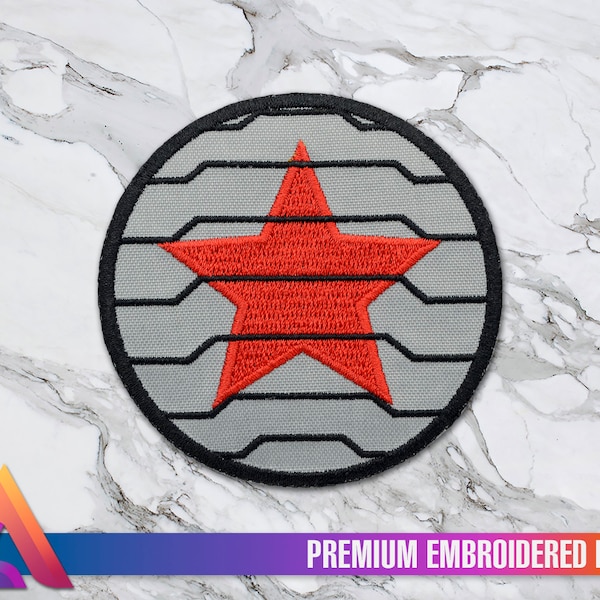 Winter Soldier Classic Arm Emblem Embroidered Patch (Iron-On or Hook Fastener)