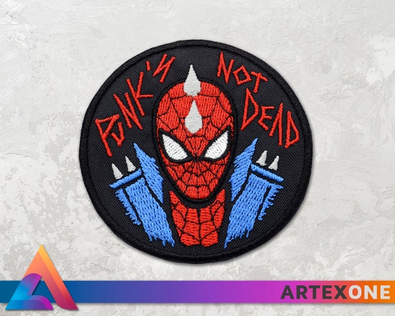 Superhero Embroidered Patch Spider Guy Iron on Patch Comic 