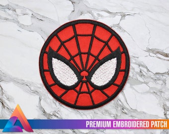 Parche bordado termoadhesivo clásico de Spider-Man: Peter Parker, personalizado, edición limitada, parches, pins, disfraz, cosplay, Marvel