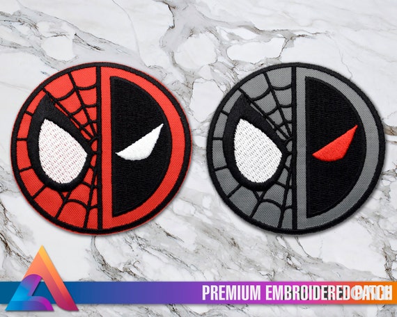 Spider-man Spider Logo Chest Iron-on Embroidered Patch, Custom