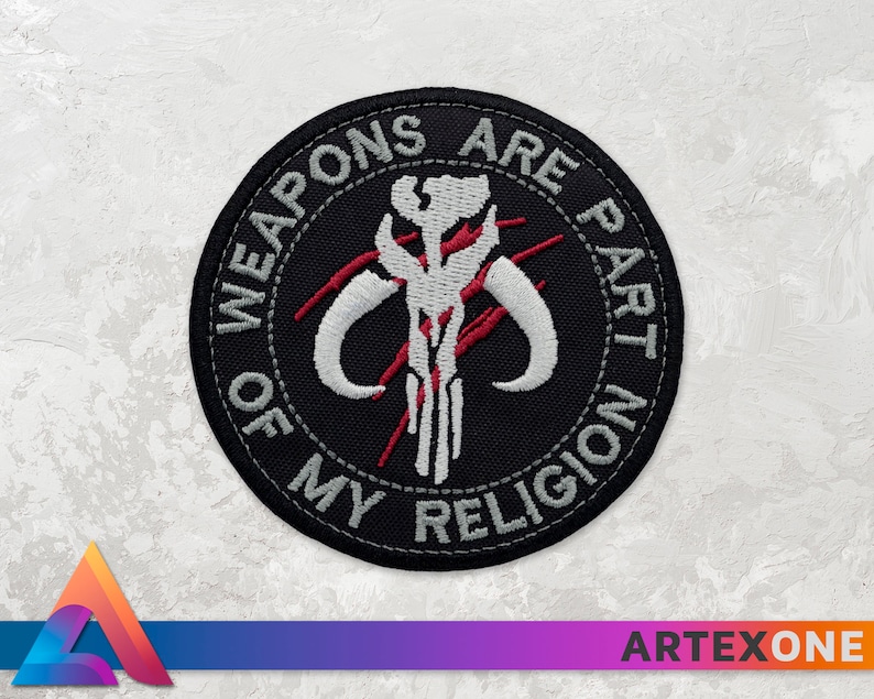 mandalorian iron on patch