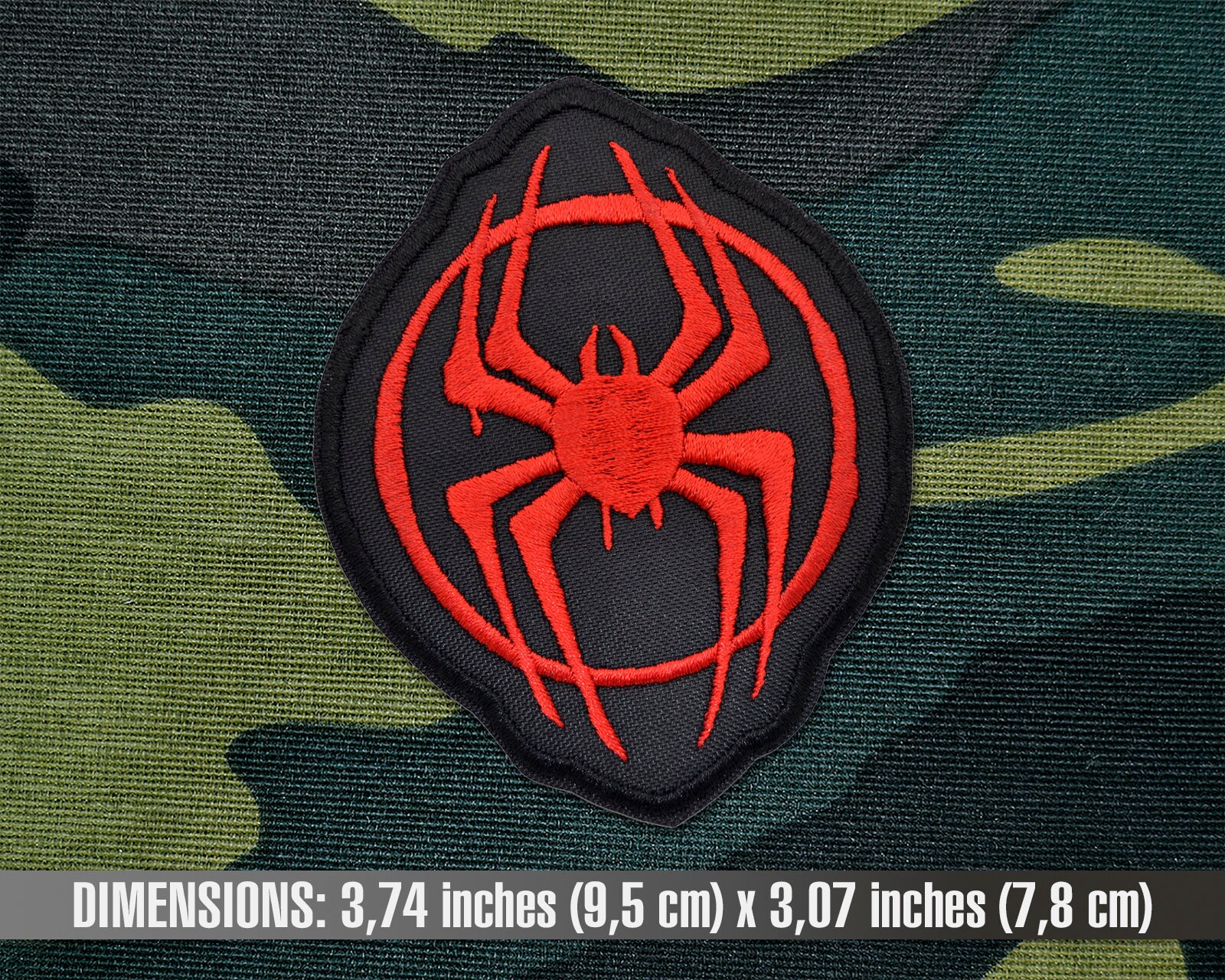 Miles Morales Graffiti Embroidered Patch, Spider-man Cosplay (iron