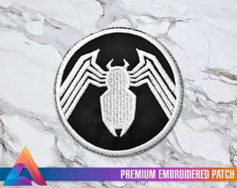 Naszywka z haftem Venom Symbiote, kostium Spider-Mana (zapięcie na żelazko lub haczyk)