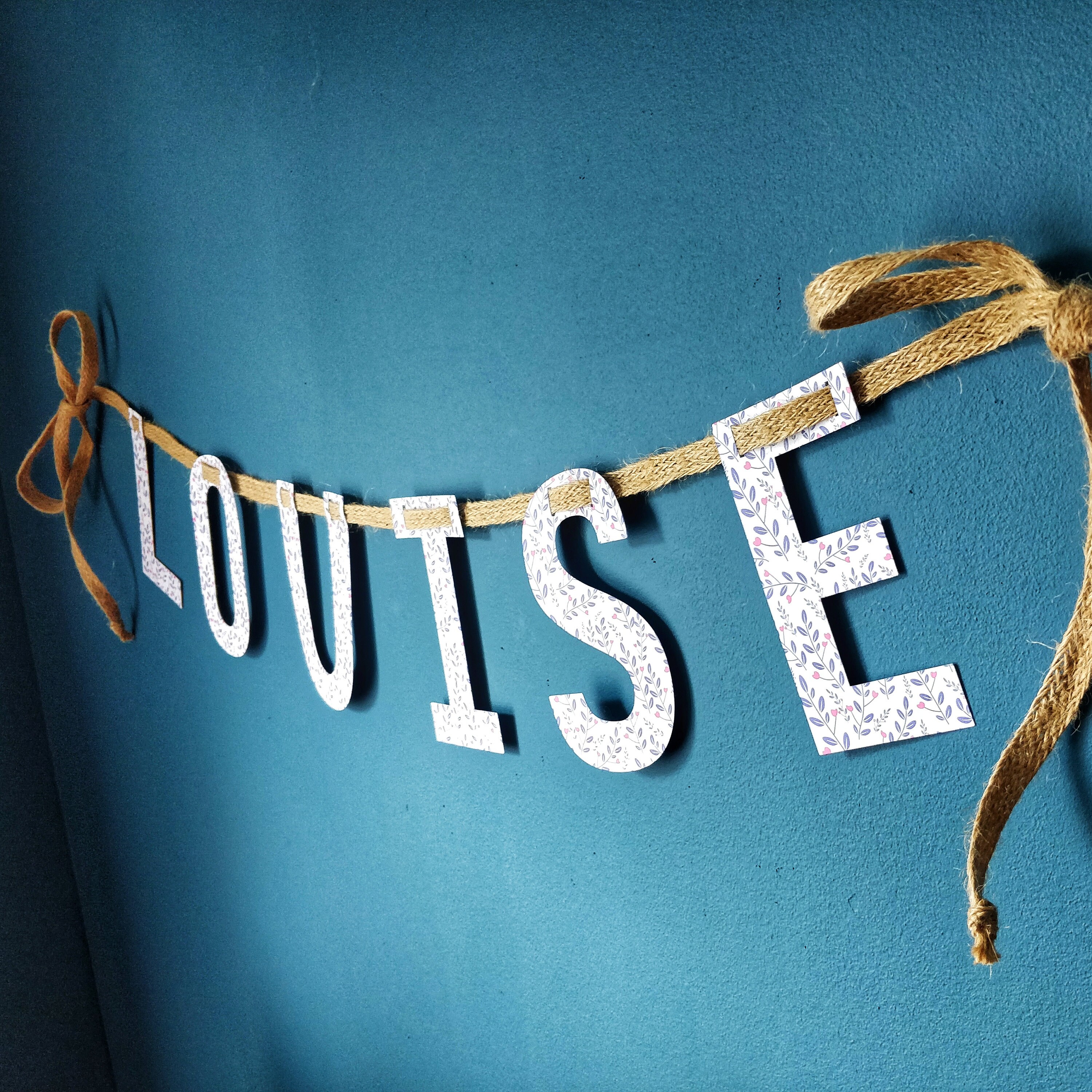 Guirlande Prénom Enfant Personnalisable