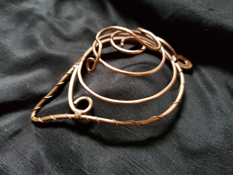 Copper Bun Holder and stick\\ Copper wire Bun Holder\\ Copper hair barrette with pin\\ Leaf bun maker and hair stick\\ bun cage with Hair pin