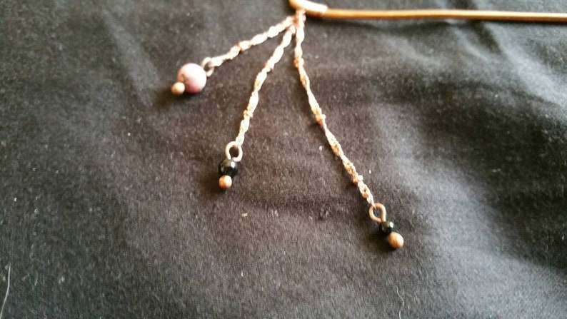 Celtic Flower Bun Holder\\ bun Cage\\ Wire Bun holder\\ Hair stick\\ Copper Hair slide and stick\\ Bun Cadge\\ copper Bun Maker\\ Hair Accessory