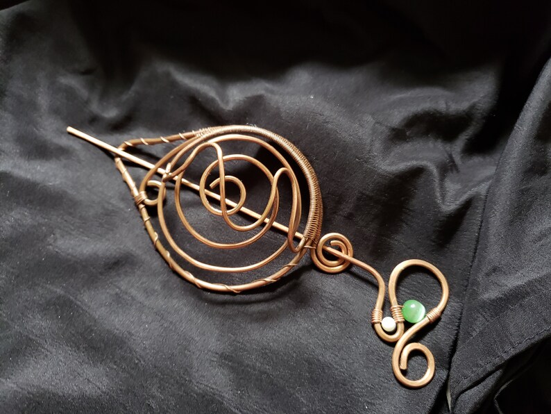 Copper Bun Holder and stick\\ Copper wire Bun Holder\\ Copper hair barrette with pin\\ Leaf bun maker and hair stick\\ bun cage with Hair pin