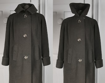 1950s アメリカ製　ギャバジンコート 1950年代のヴィンテージ イーストックス グレー ギャバジン コート、M